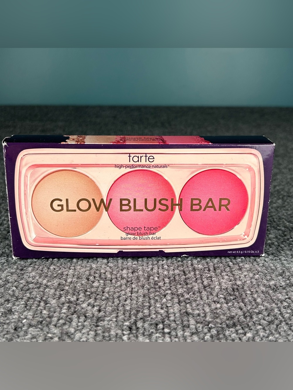 tarte Shape Tape Glow Blush Bar in THE ROSE BAR ~ New In Box ~ Gorgeous Colors